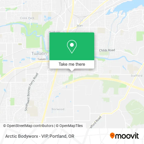 Arctic Bodyworx - VIP map