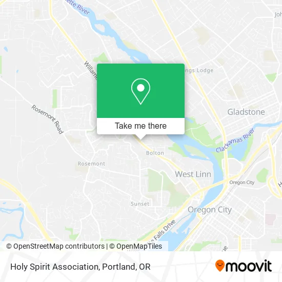 Holy Spirit Association map