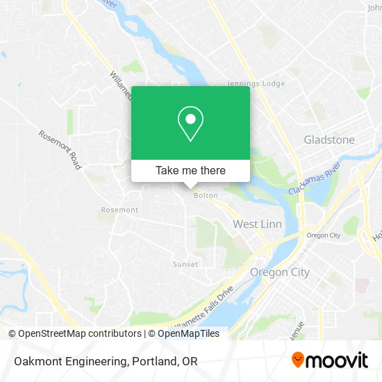 Oakmont Engineering map