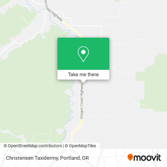 Christensen Taxidermy map