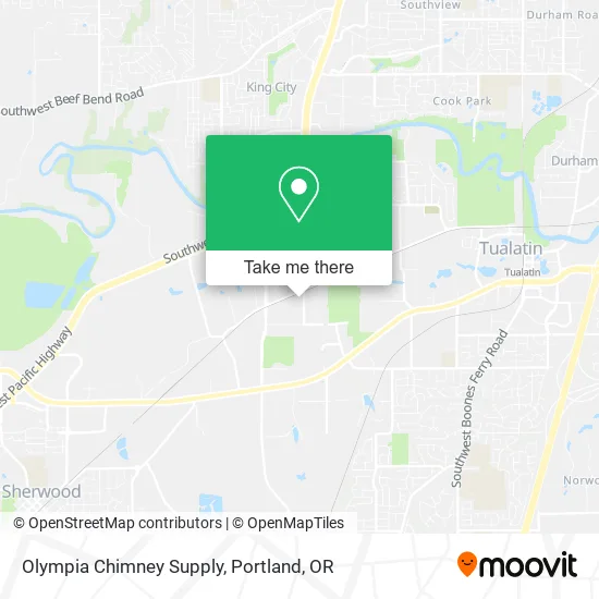 Olympia Chimney Supply map