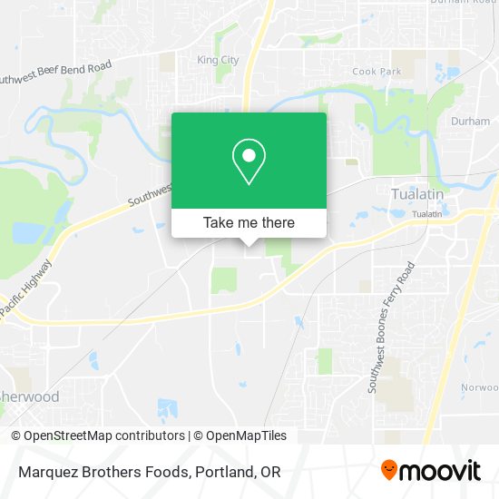 Marquez Brothers Foods map