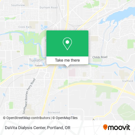Mapa de DaVita Dialysis Center