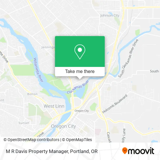 M R Davis Property Manager map