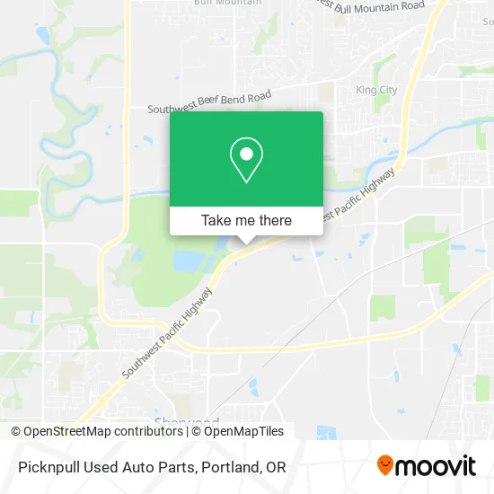 Mapa de Picknpull Used Auto Parts