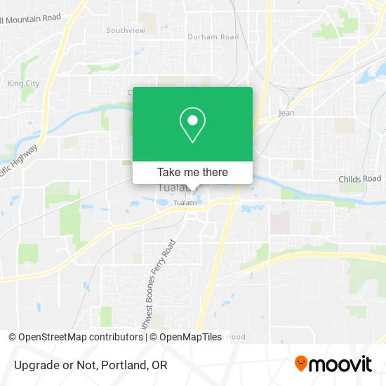 Upgrade or Not map