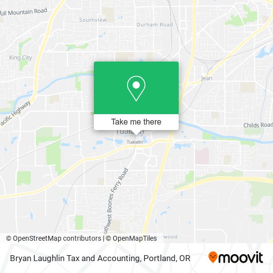 Bryan Laughlin Tax and Accounting map