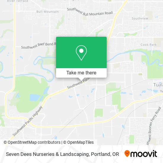 Mapa de Seven Dees Nurseries & Landscaping
