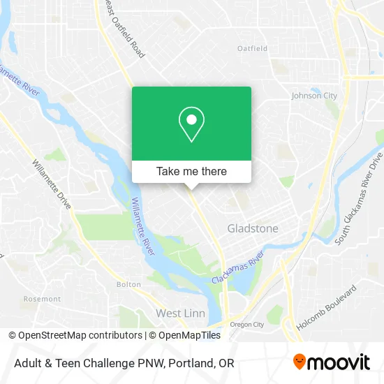 Mapa de Adult & Teen Challenge PNW