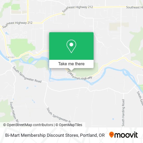 Bi-Mart Membership Discount Stores map