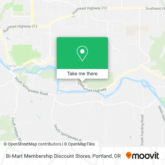 Bi-Mart Membership Discount Stores map