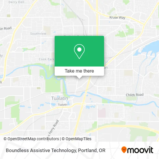 Mapa de Boundless Assistive Technology