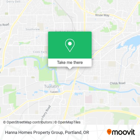Hanna Homes Property Group map
