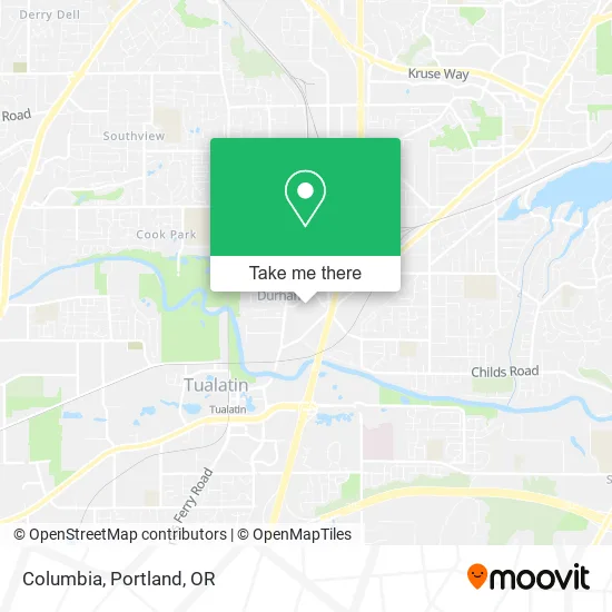 Columbia map