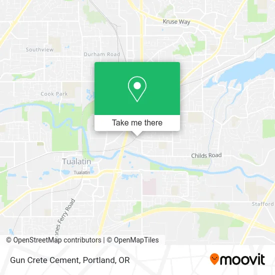 Gun Crete Cement map