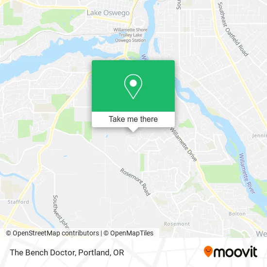 The Bench Doctor map