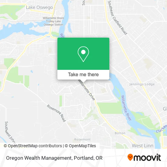 Oregon Wealth Management map