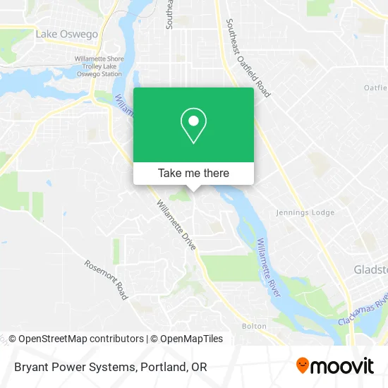 Bryant Power Systems map