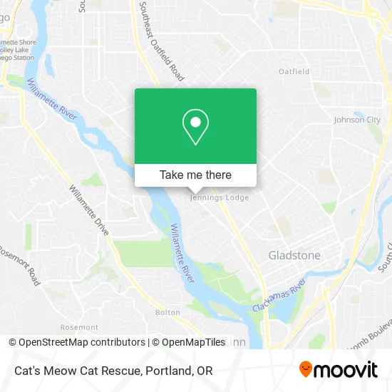 Cat's Meow Cat Rescue map