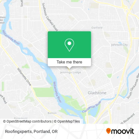 Roofingxperts map