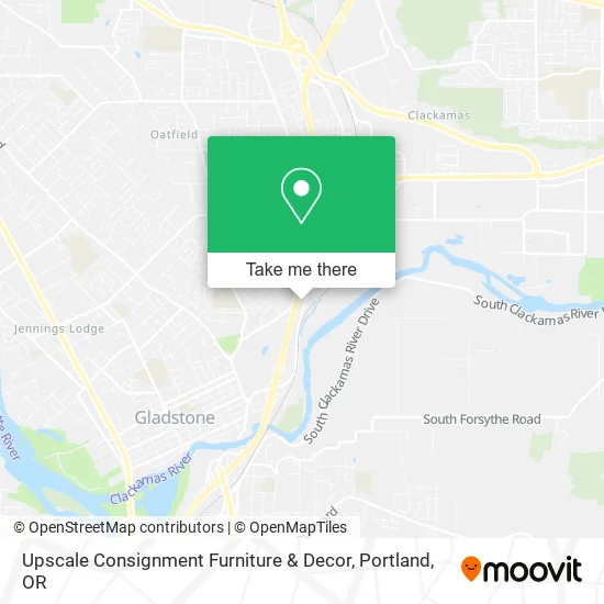 Upscale Consignment Furniture & Decor map