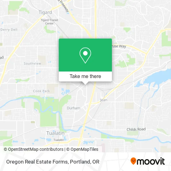 Oregon Real Estate Forms map