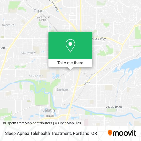 Sleep Apnea Telehealth Treatment map