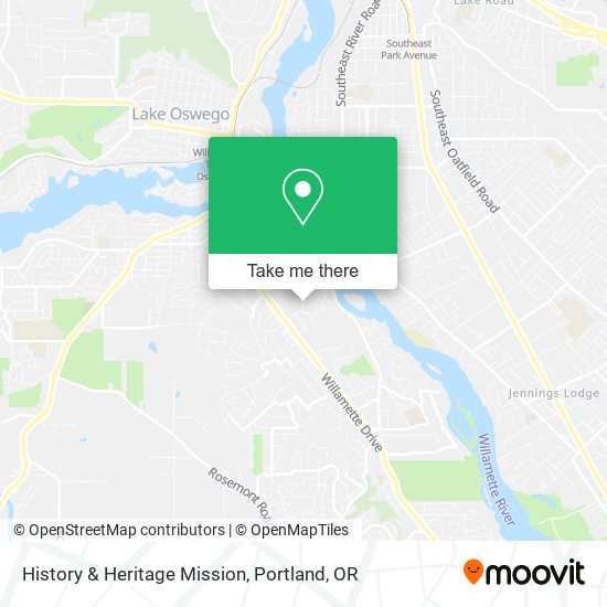 History & Heritage Mission map