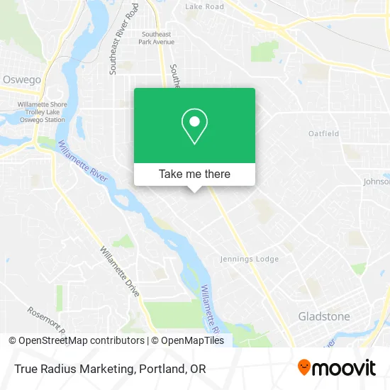 Mapa de True Radius Marketing