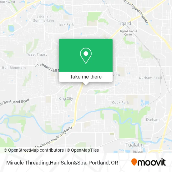 Miracle Threading,Hair Salon&Spa map