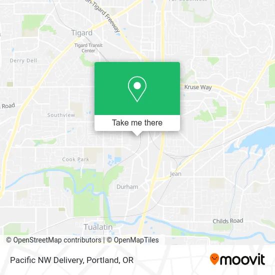 Pacific NW Delivery map