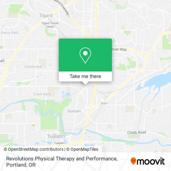 Revolutions Physical Therapy and Performance map