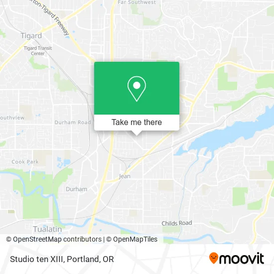 Studio ten XIII map