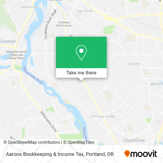 Aarons Bookkeeping & Income Tax map