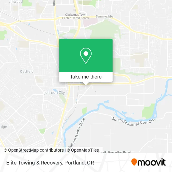 Elite Towing & Recovery map