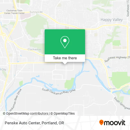 Penske Auto Center map