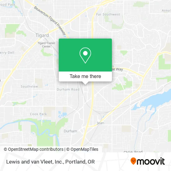Lewis and van Vleet, Inc. map