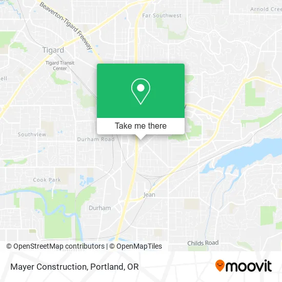 Mayer Construction map