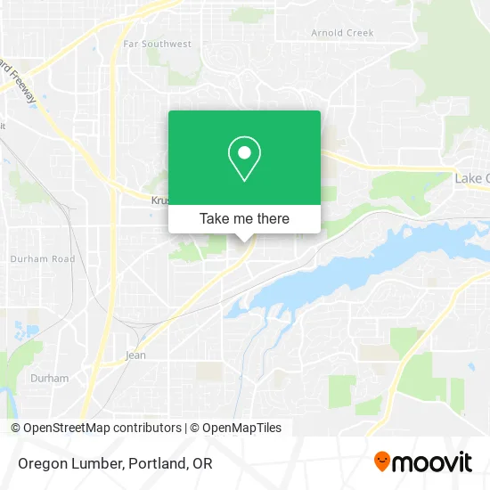 Mapa de Oregon Lumber