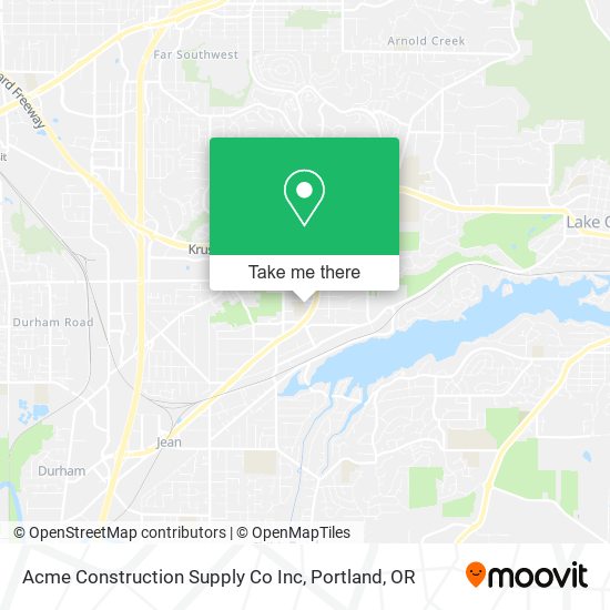 Mapa de Acme Construction Supply Co Inc