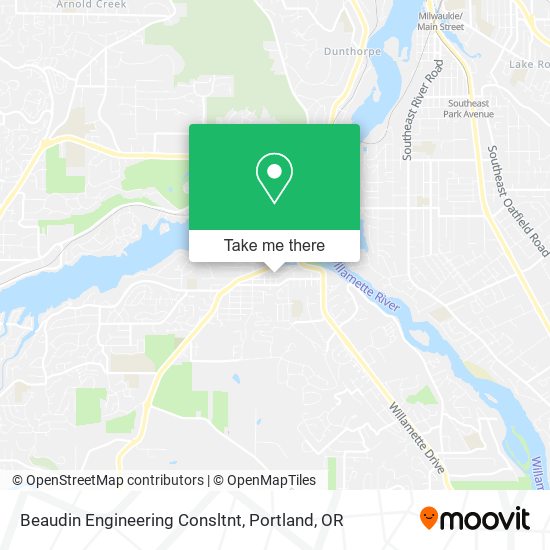 Beaudin Engineering Consltnt map