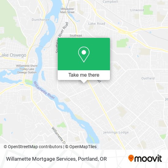 Mapa de Willamette Mortgage Services