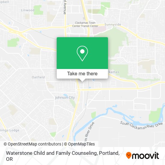 Waterstone Child and Family Counseling map