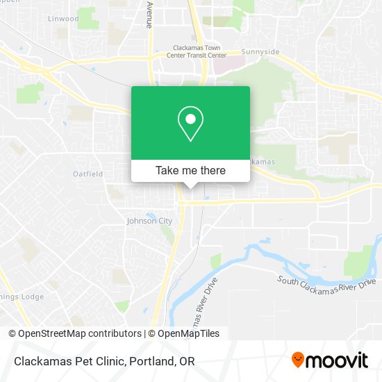Mapa de Clackamas Pet Clinic