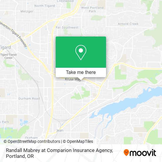 Randall Mabrey at Comparion Insurance Agency map