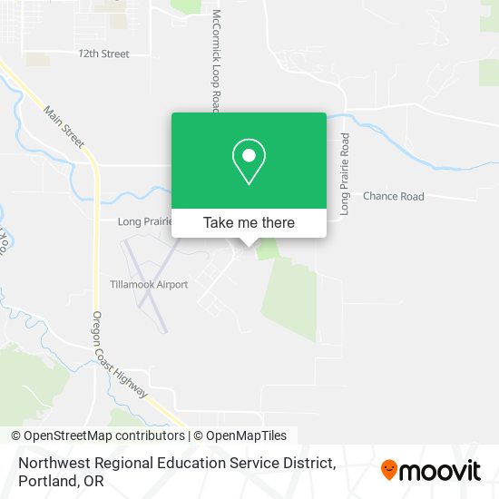 Northwest Regional Education Service District map