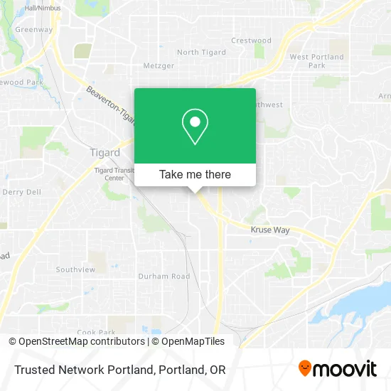 Trusted Network Portland map