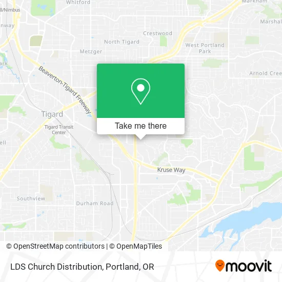 LDS Church Distribution map