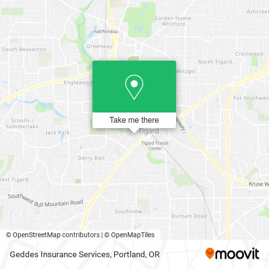 Geddes Insurance Services map