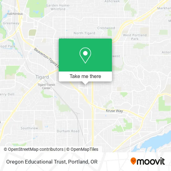 Oregon Educational Trust map